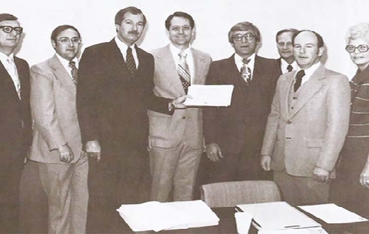 Historical picture of men who started this credit union journey